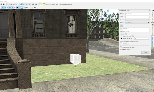 Blog: Tech tip: Configuring VR-Forces path planning to support cover points