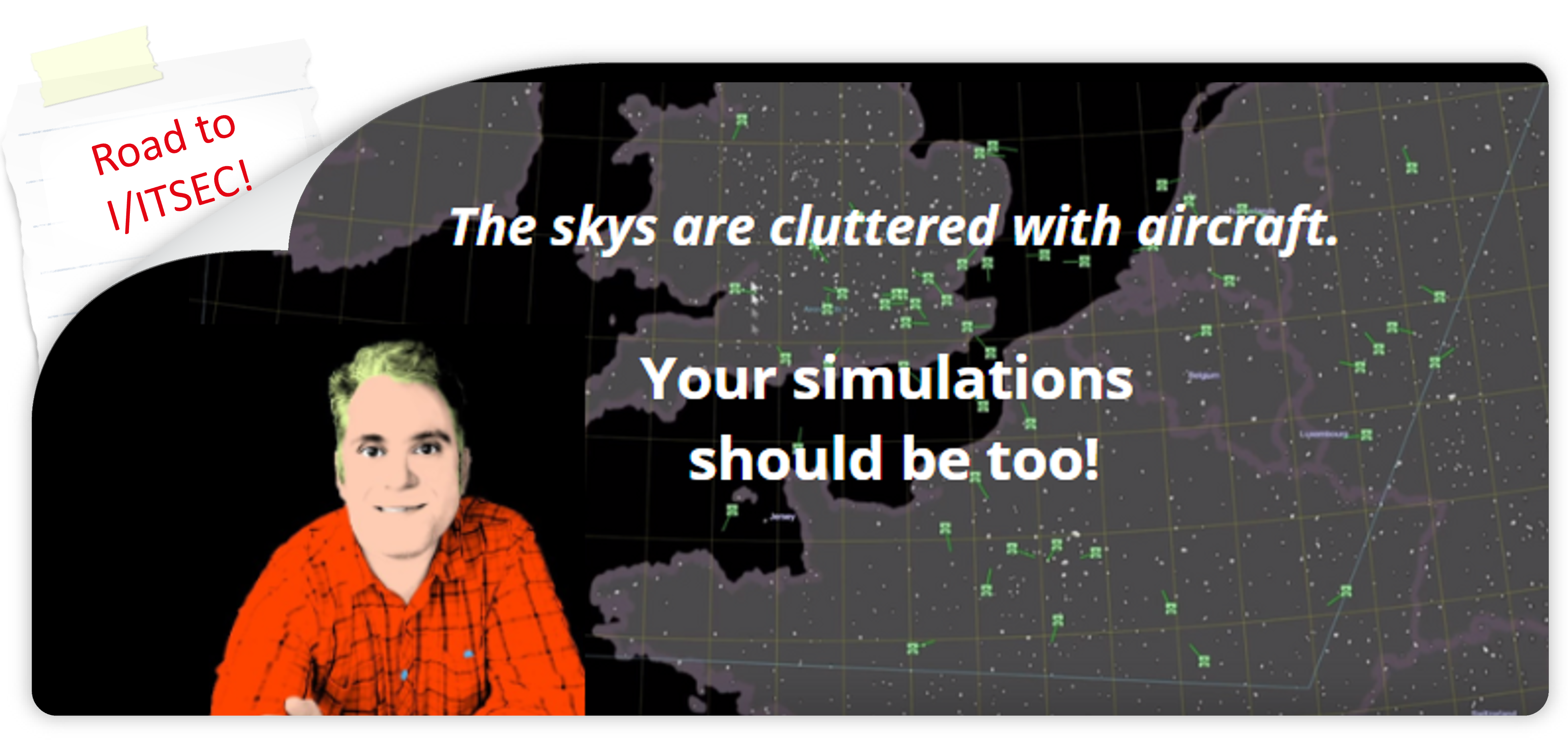 Road to IITSEC - aircraft clutter