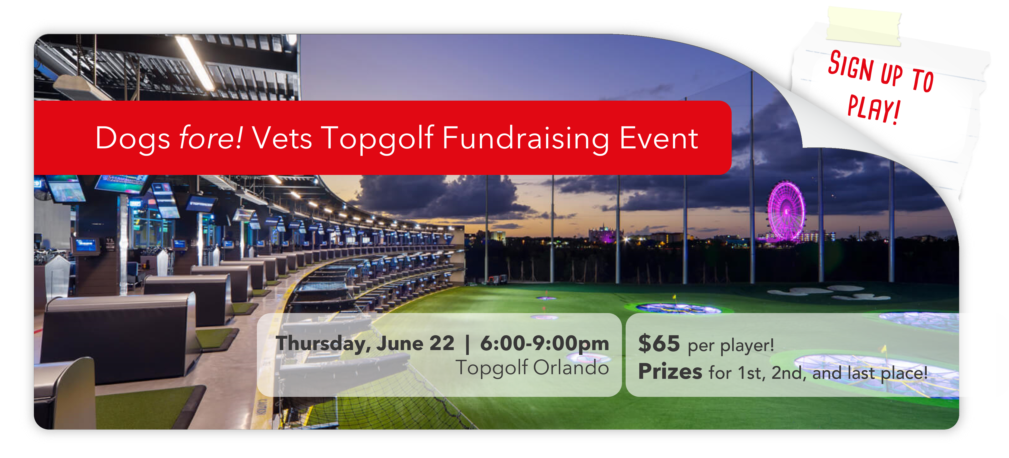 Dogs fore! Vets event 6/22