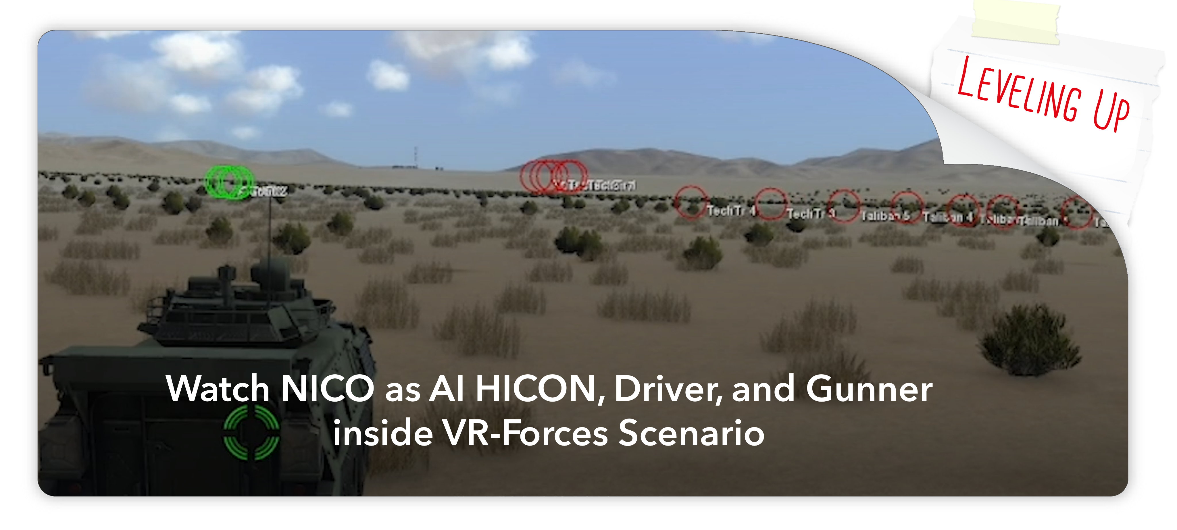 NICO AI in VR-Forces