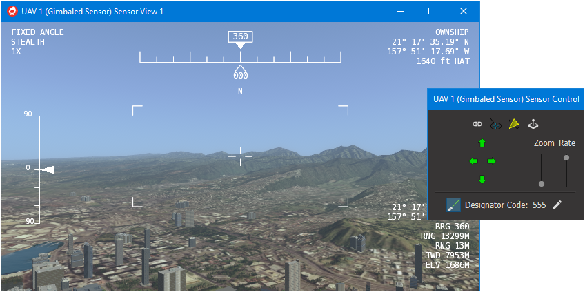 vrf capabilities sensorview