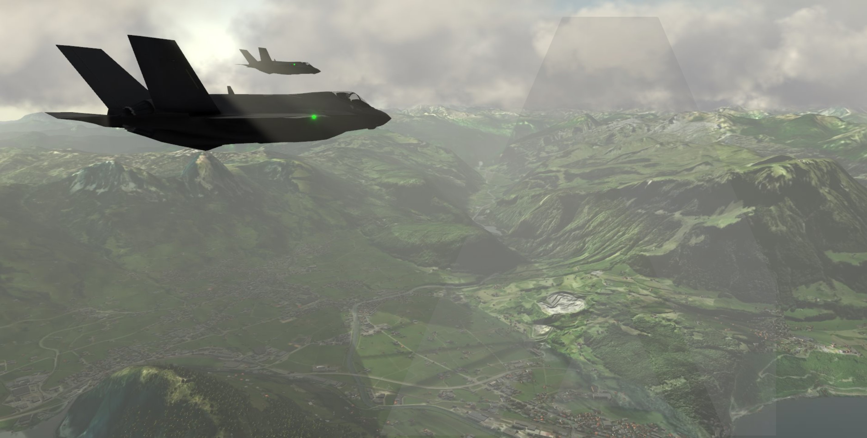 Over Lush Mountains