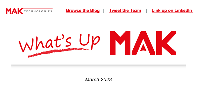 What's up MAK: Letter from the CEO, Bill Cole 